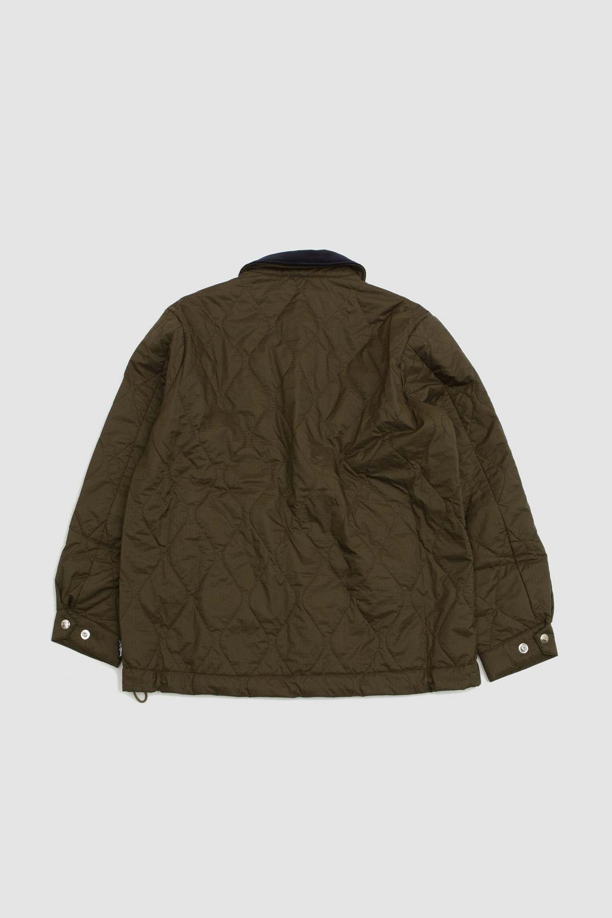 Mackintosh Quilted Teeming Coach Jacket - Khaki | Garmentory