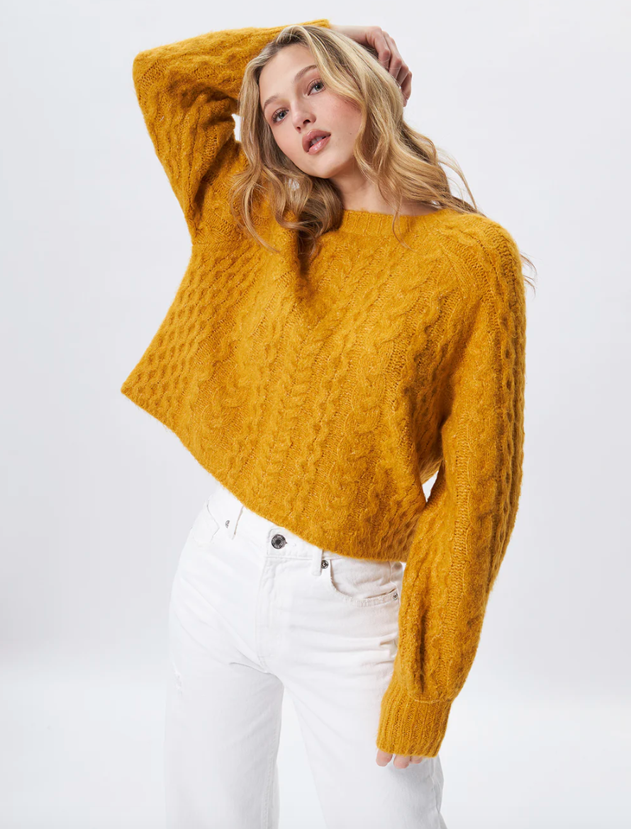John Jenn Glennon Sweater Dijon Garmentory