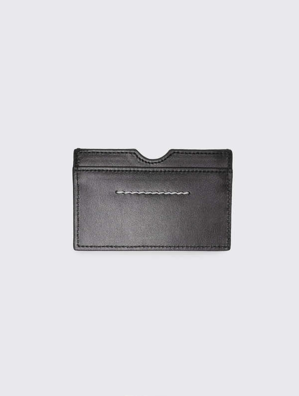 MM6 Maison Margiela Numeric Logo Cardholder - Black | Garmentory MM6 Maison Margiela Numeric Logo Cardholder - Black | Garmentory