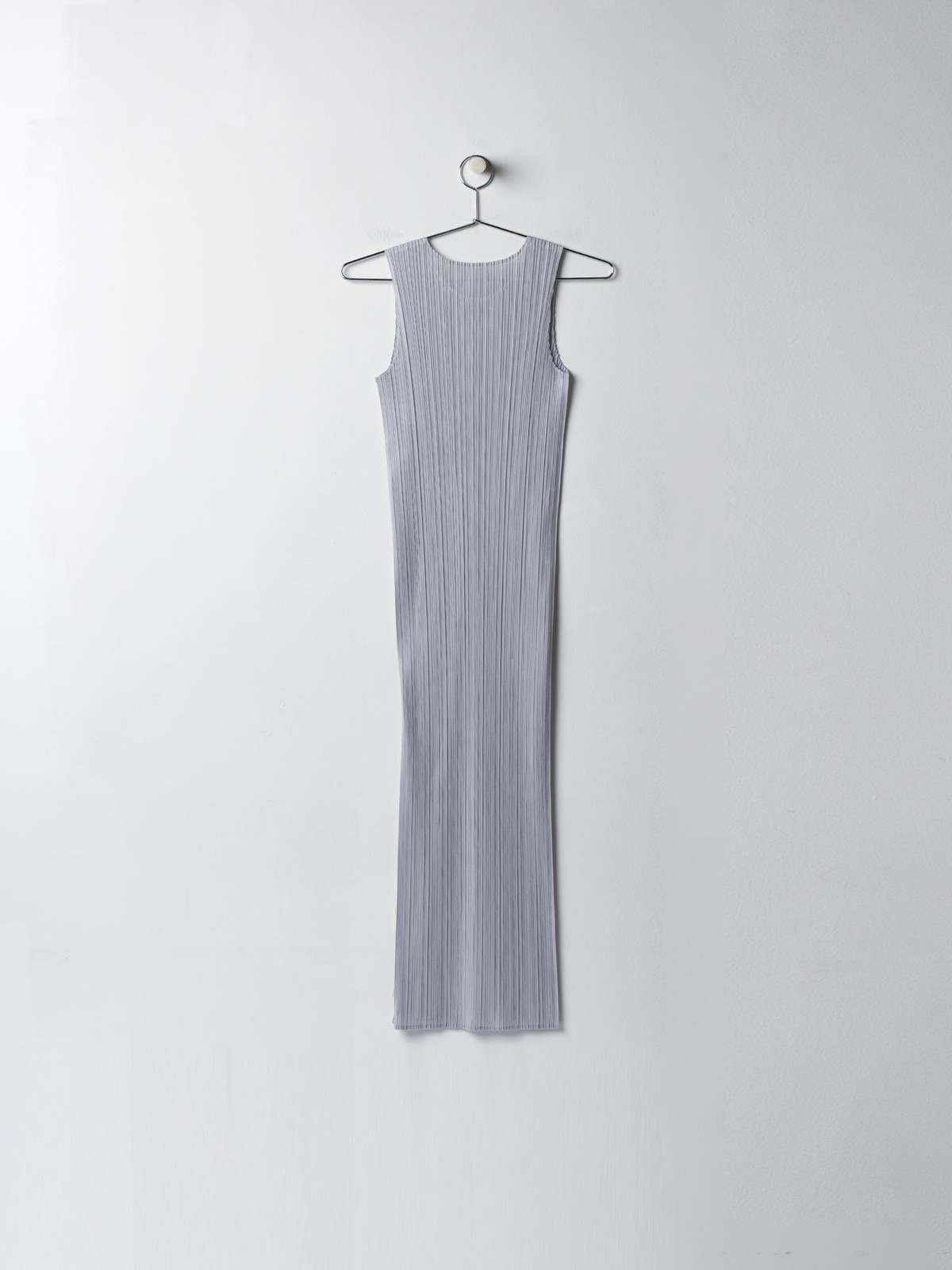 Pleats Please By Issey Miyake Basic Maxi Dress - Light Gray