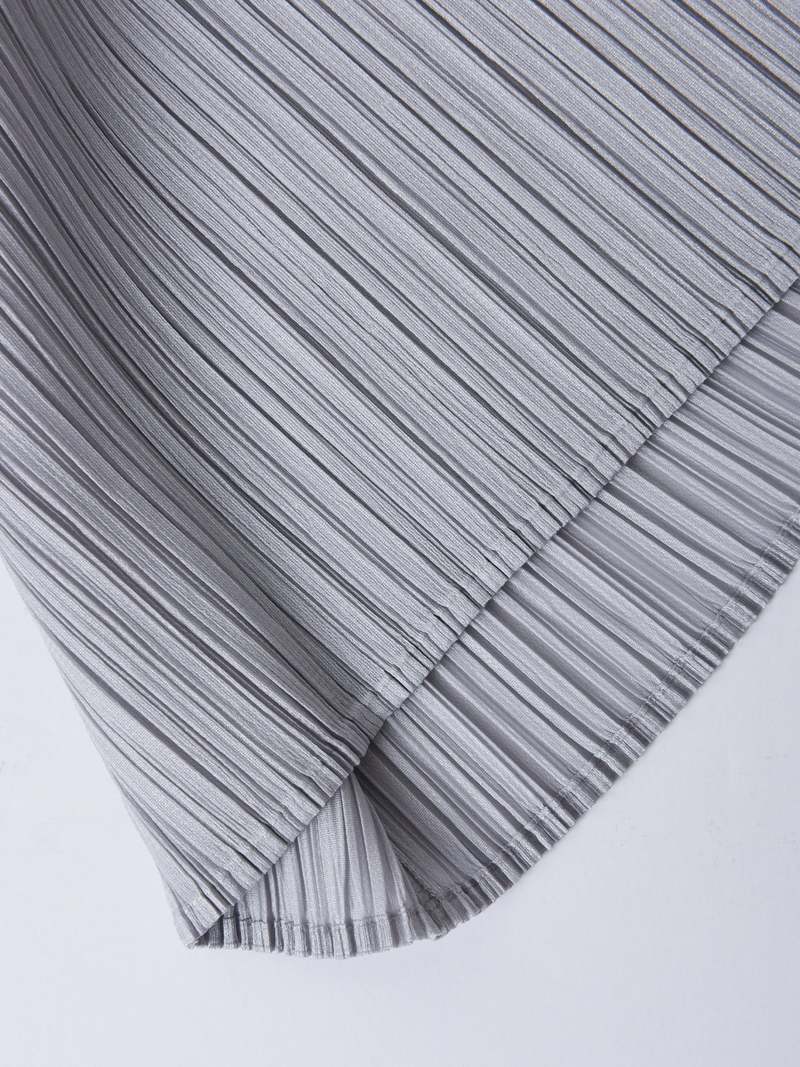 Pleats Please By Issey Miyake Basic Maxi Dress - Light Gray