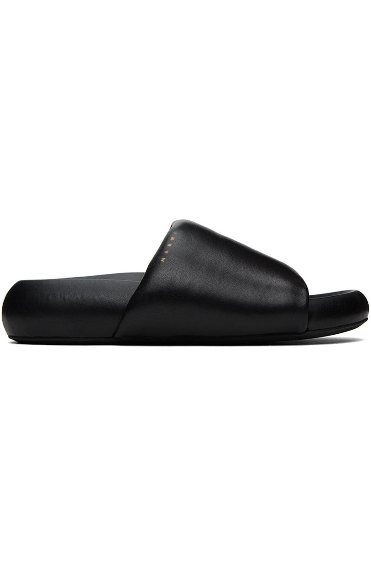 Marni Pouf Sandals - Black | Garmentory display picture 3