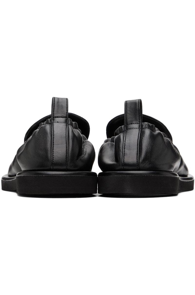 【関税込み】Studio Nicholson ブラック Donovan ローファー Studio Nicholson Donovan Loafers | Black | FARFETCH