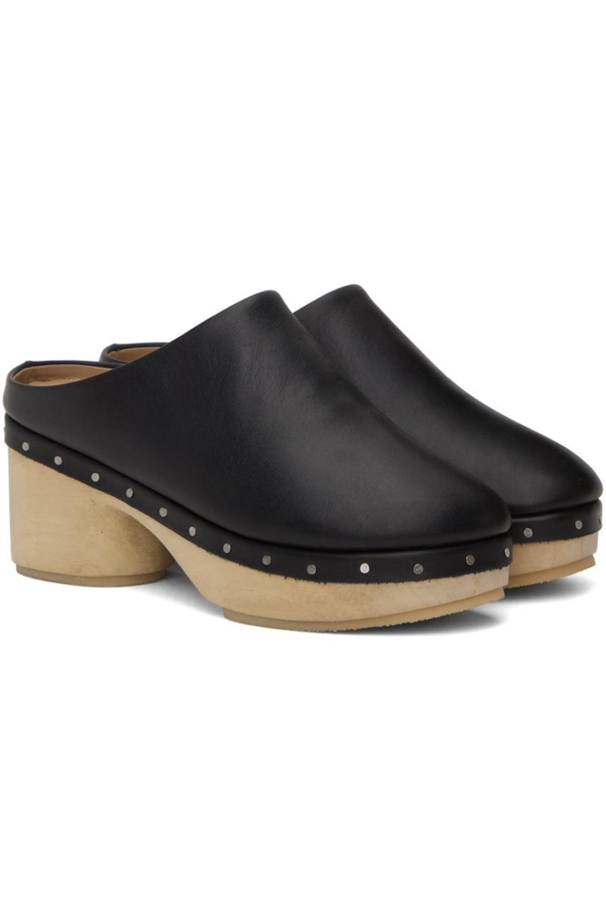 Lauren Manoogian Studio Clogs Black Garmentory