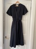 Caron Callahan Adalay Dress - Black Poplin - Thumbnail 1