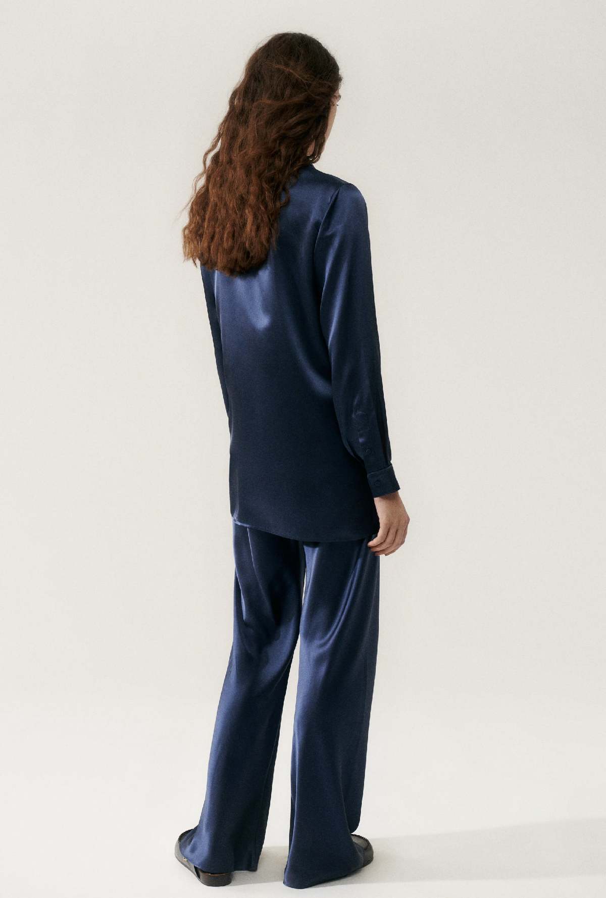 Silk Laundryrelaxed Blazer - Midnight - Image 2 of 6