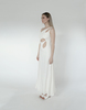 MAET MEGI Cut Out Midi Dress - White - Thumbnail 4