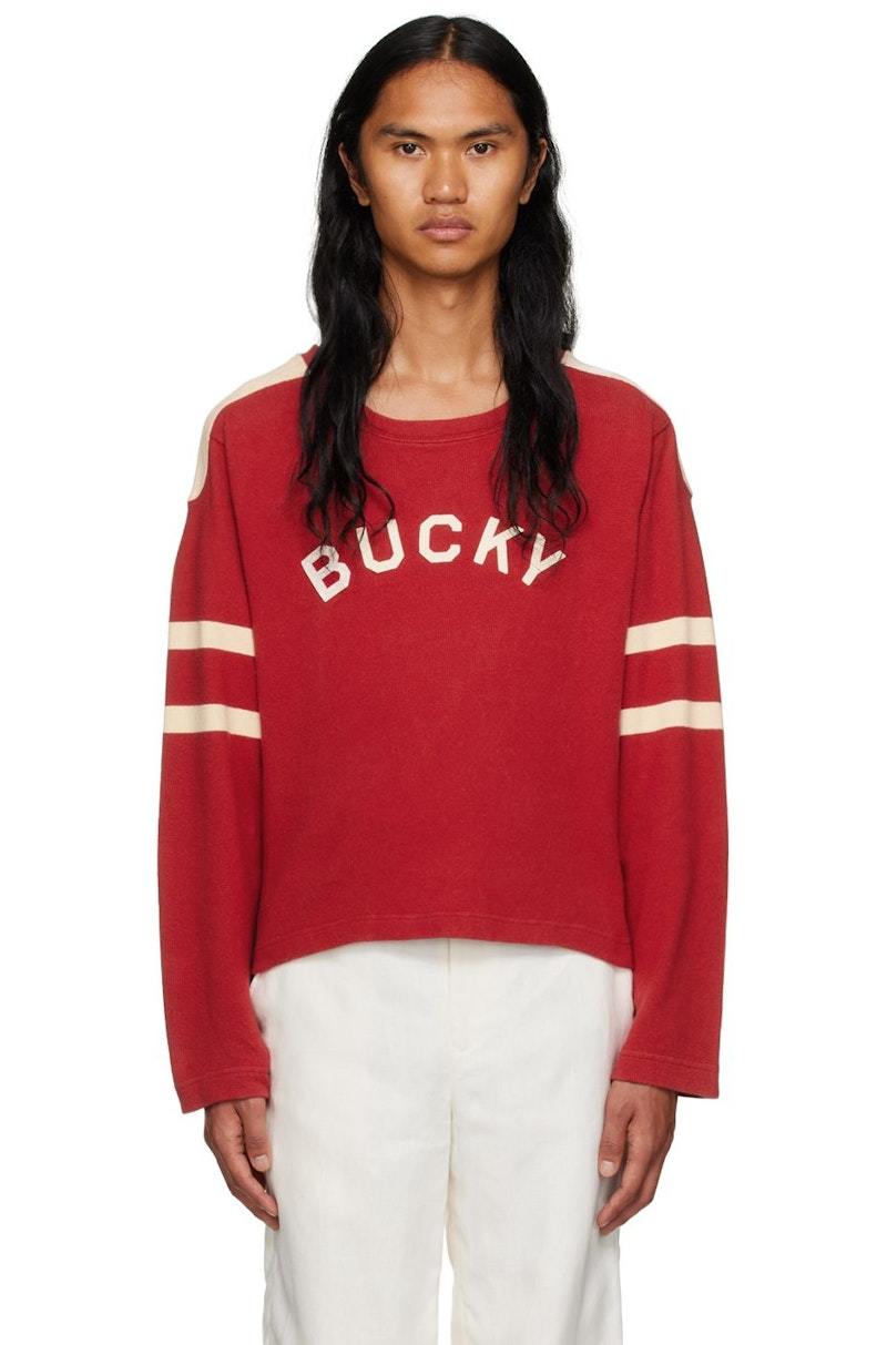 BODE Bucky Sweatshirt - Red | Garmentory