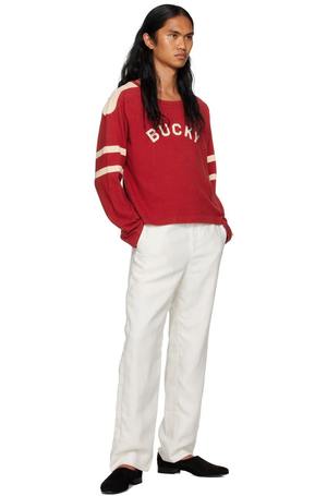 BODE Bucky Sweatshirt - Red | Garmentory