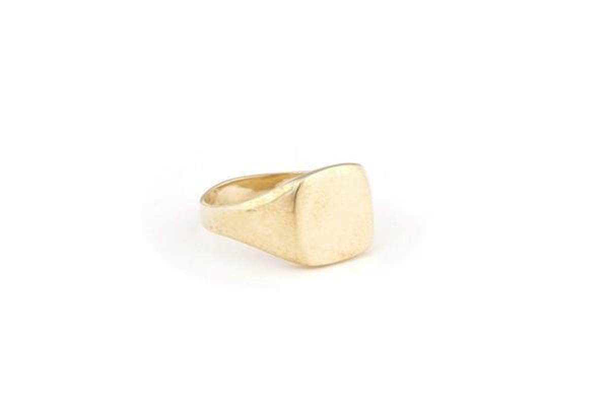 IGWT Initial Ring - Brass - Image 2 of 5