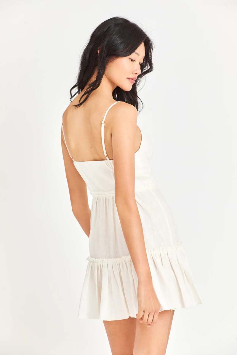 [READY STOCK] Maple Dress in White