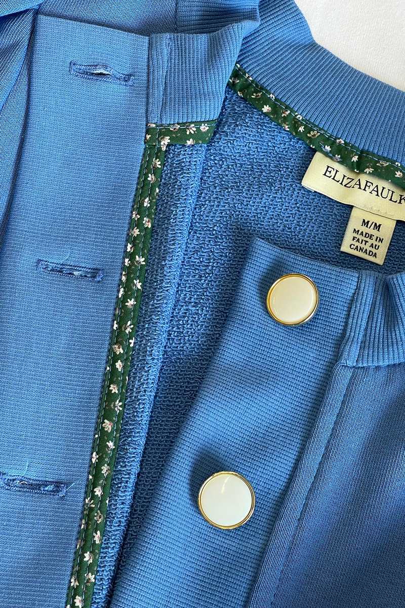 Eliza Faulkner Polly Cardigan Periwinkle - Blue Eliza Faulkner Polly Cardigan Periwinkle - Blue