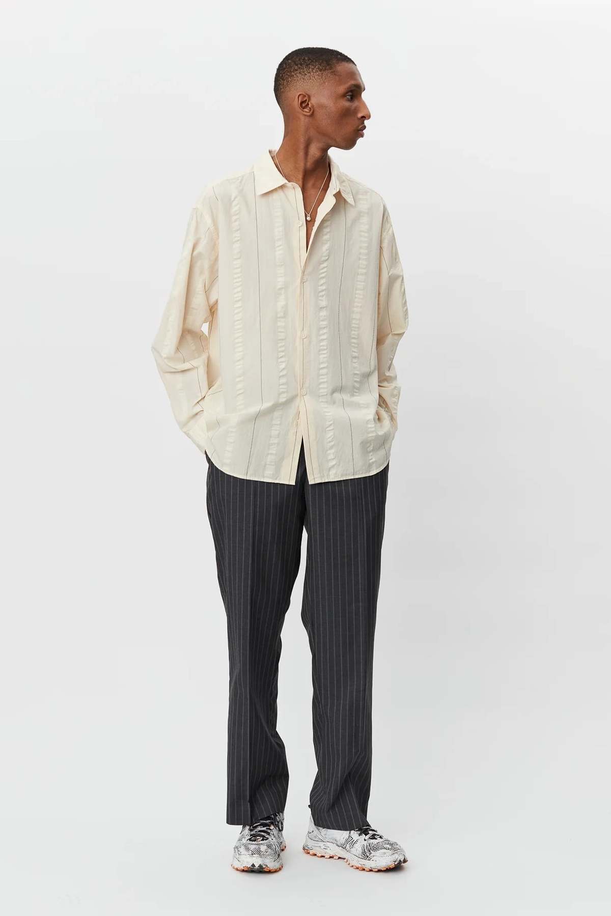 mfpen エムエフペン Generous Shirt 70s STRIPE Generous 70s Shirt in Stripe