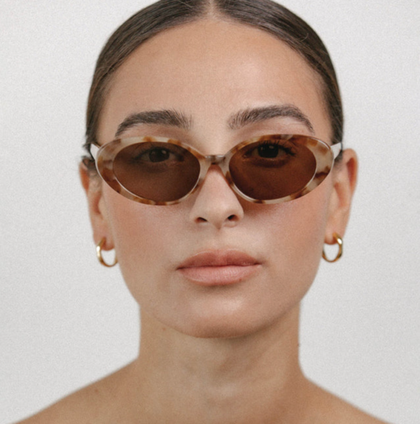 Velvet Canyon The Poet Sunglasses - Caramel Tort | Garmentory display picture 2