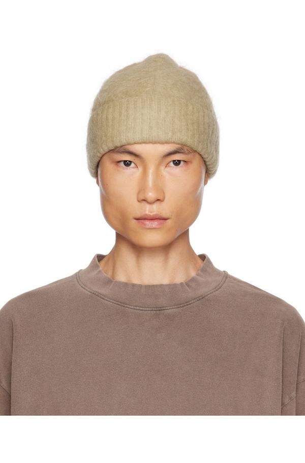 Acne Studios Wool Mohair Beanie - Beige | Garmentory