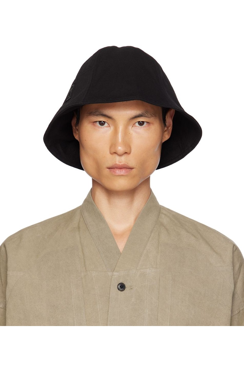 Acne Studios Patch Bucket Hat - Black | Garmentory