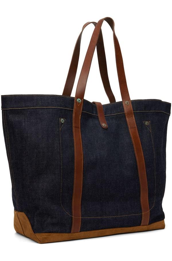 RRL Pocket Denim Tote - Indigo | Garmentory