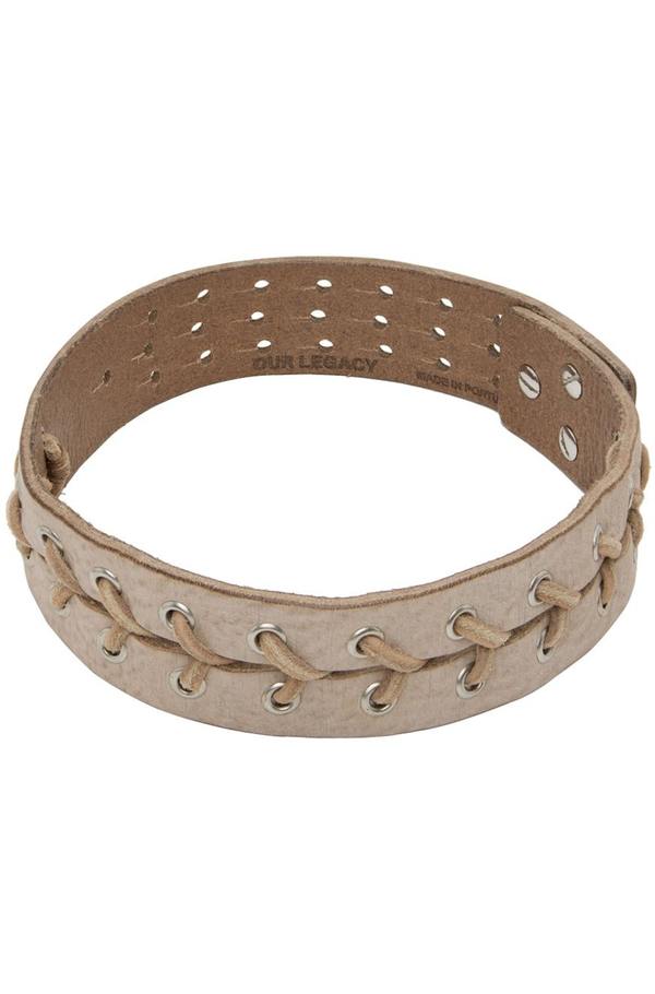 Our Legacy Corset Choker Beige Garmentory