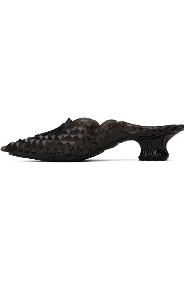 Y/Project Melissa Edition Point Mules - Black | Garmentory