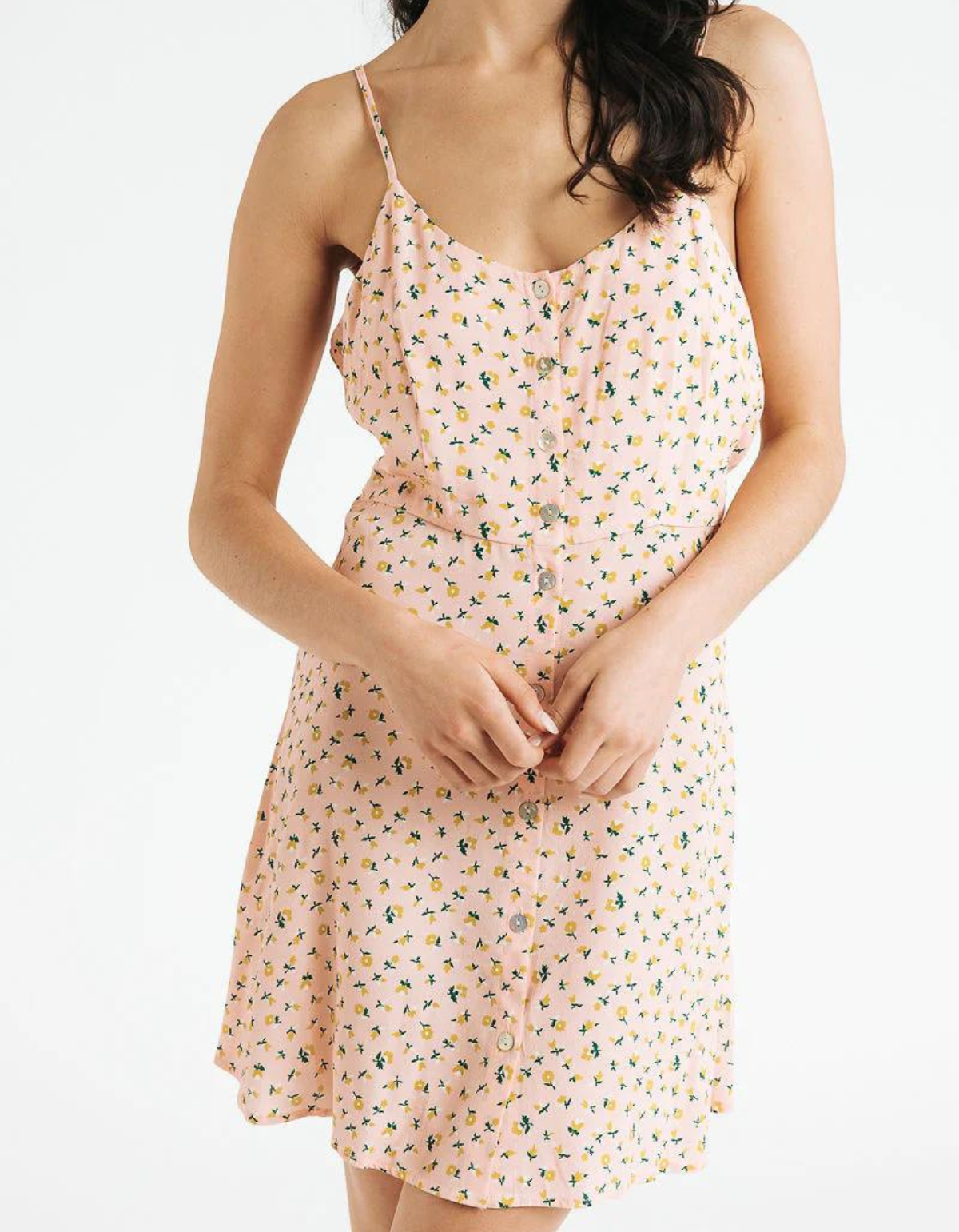 pink sleeveless mini dress Anastacia Mini Dress Cocoa Brown/Taffy Pink / XL