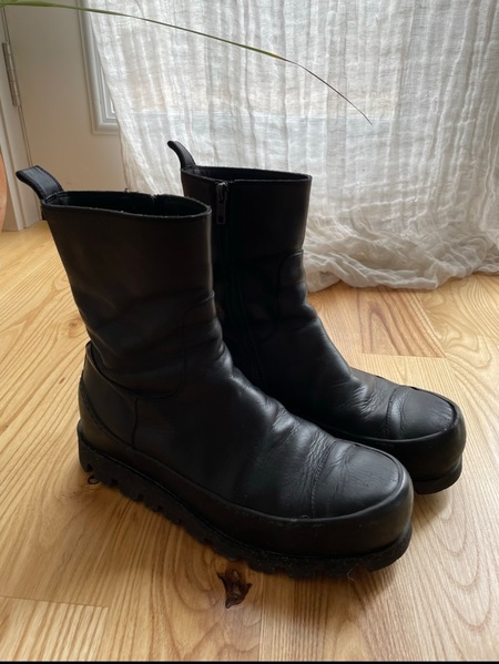 Ann Demeulemeester Vitello Fine Boot Garmentory