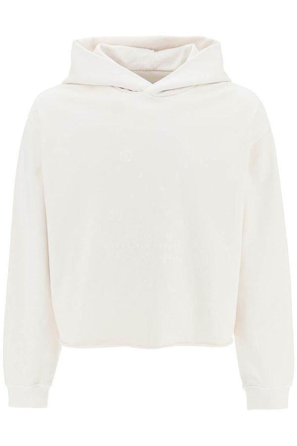 Maison margiela numbers logo hoodie | Garmentory