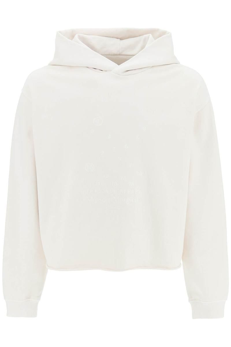 Maison margiela numbers logo hoodie | Garmentory