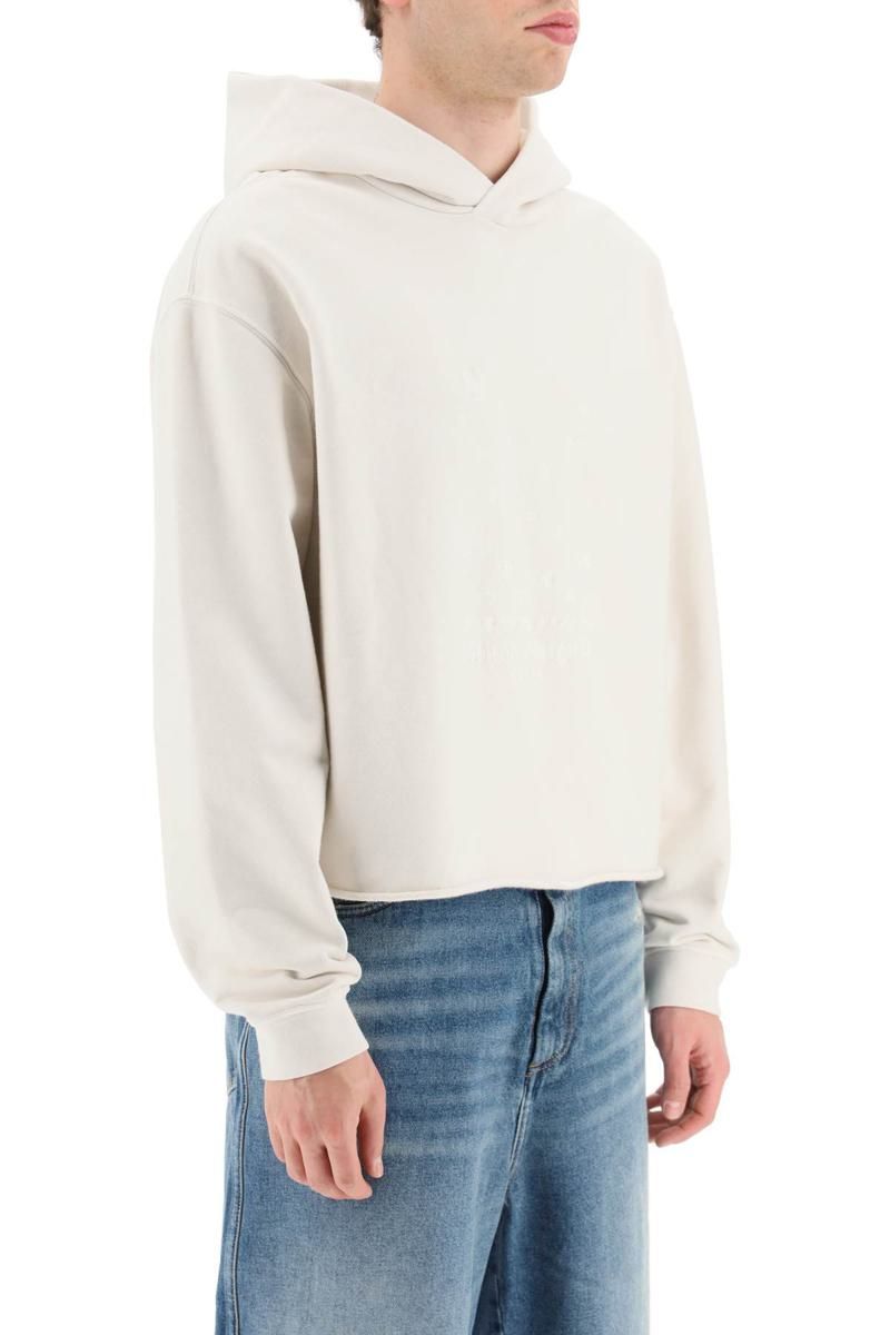 Maison margiela numbers logo hoodie | Garmentory