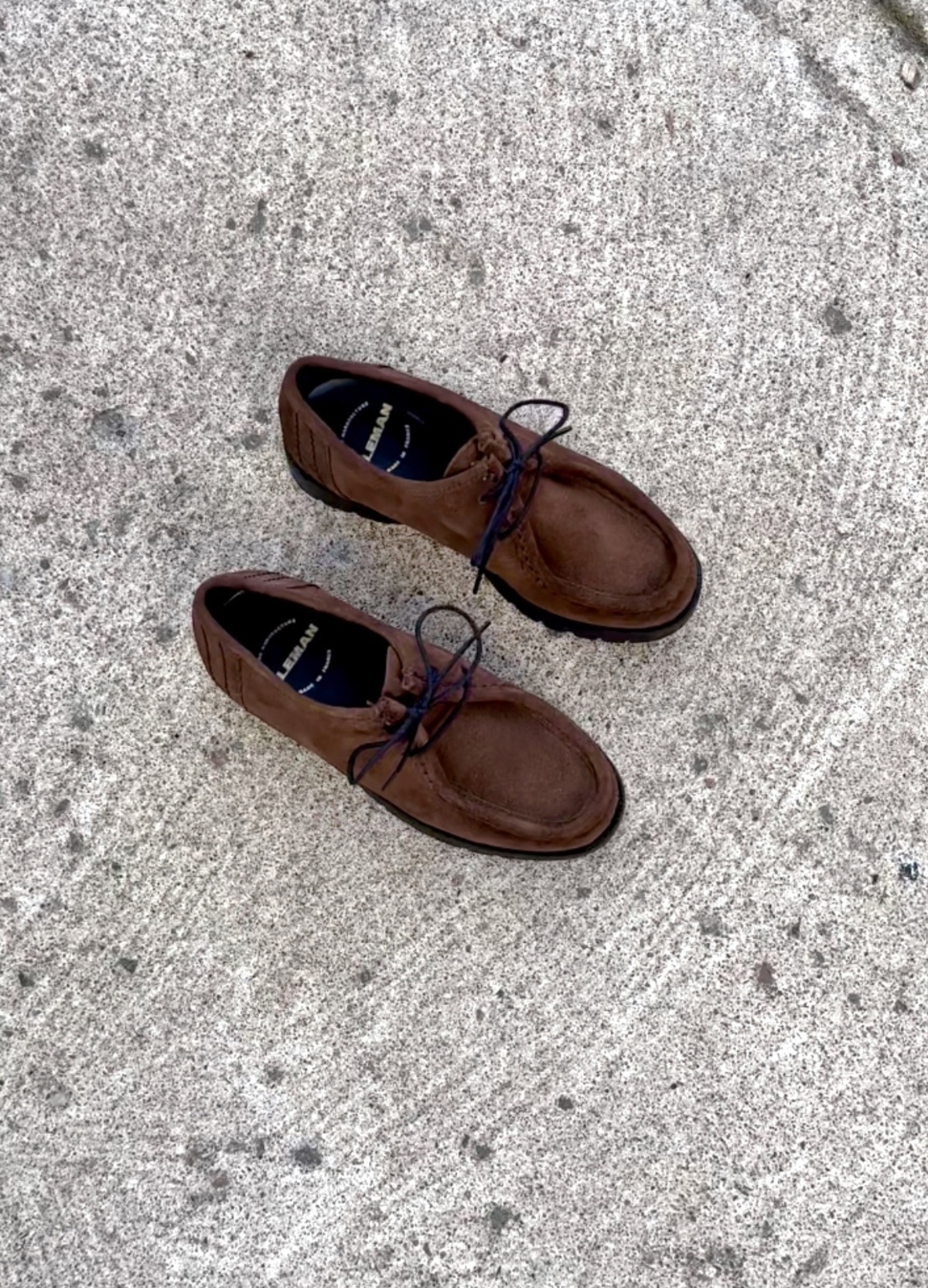 Kleman Padror Leather Laced Shoes - Chocolate - Image 1 of 5