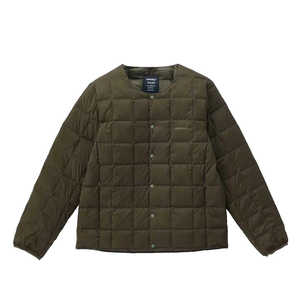 Gramicci Inner Down Jacket - Deep Olive - Image 1 of 2
