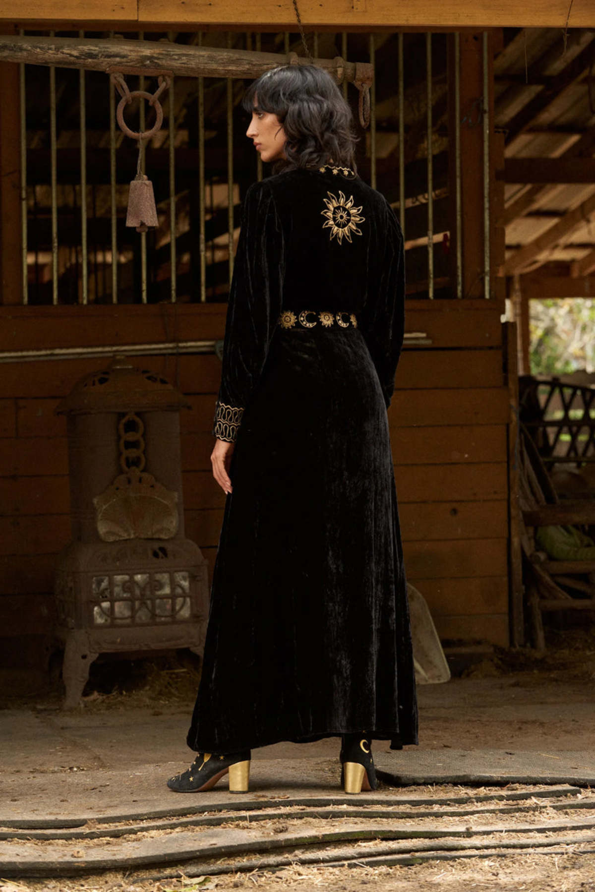 Carolina K Yvonne Dress Coat Black Velvet Garmentory