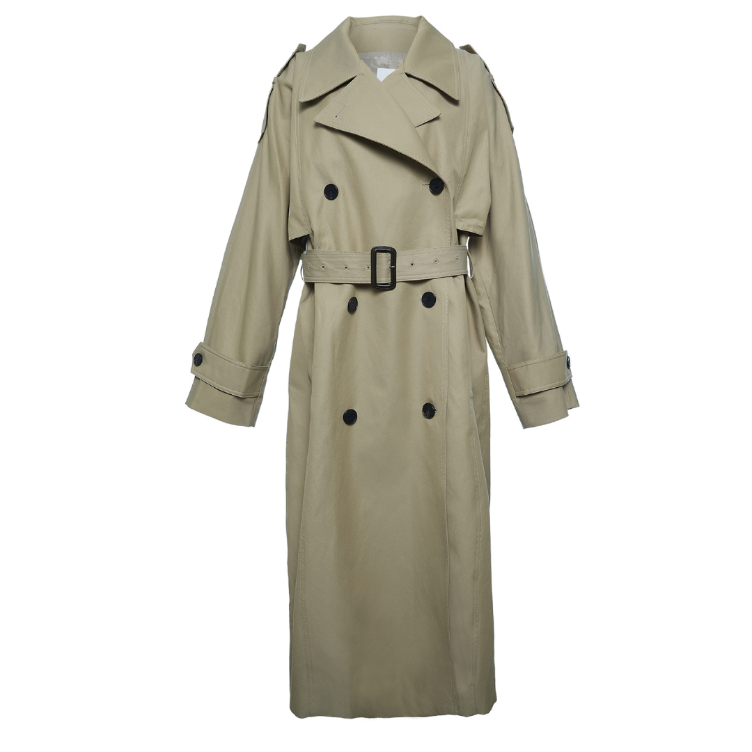 [KIMHEKIM] / ☆ Trench Coat / Beige Kenzo trench coat Long Kimono Trench PRM EU