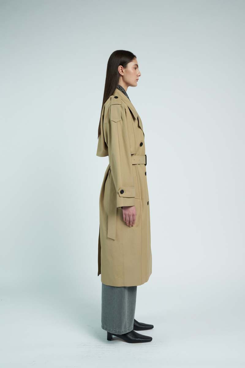Blossom H Company The Trench Coat - Beige | Garmentory