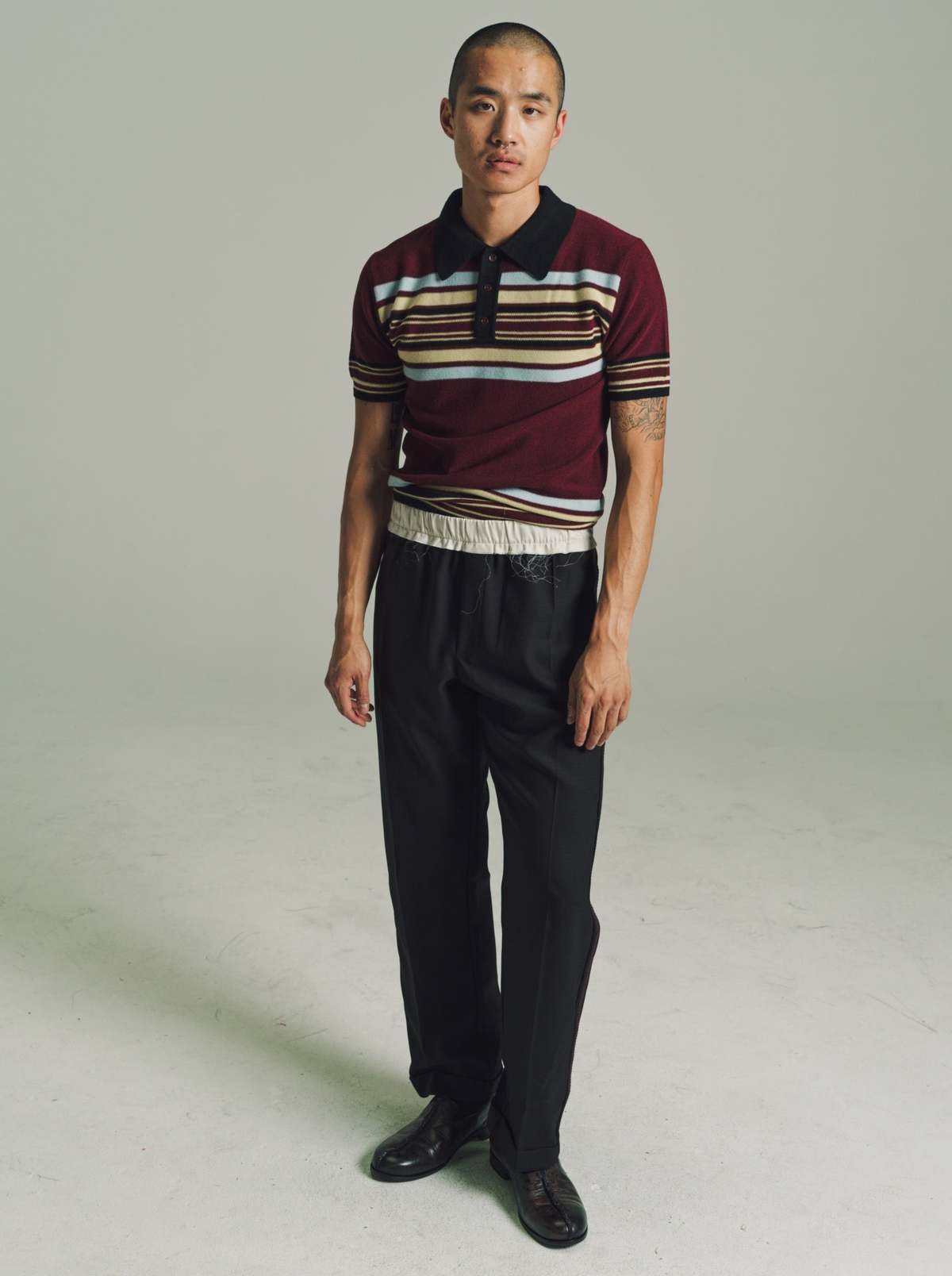 Wales Bonner Wool Seine Trousers - Black | Garmentory