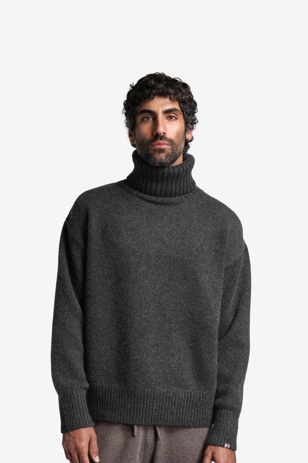 extreme cashmereニットoversize xtra extreme cashmere half-zip sweater unisex – 235 hike