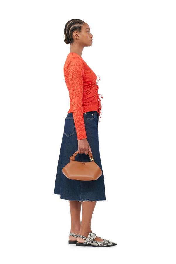 Ganni Bou Bag | Caramel Caf | Garmentory