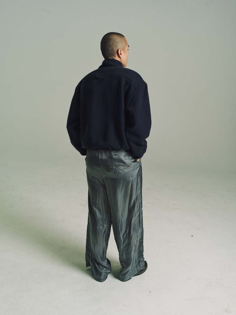 Rier Wool Polar Fleece - Navy | Garmentory Rier Wool Polar Fleece - Navy | Garmentory