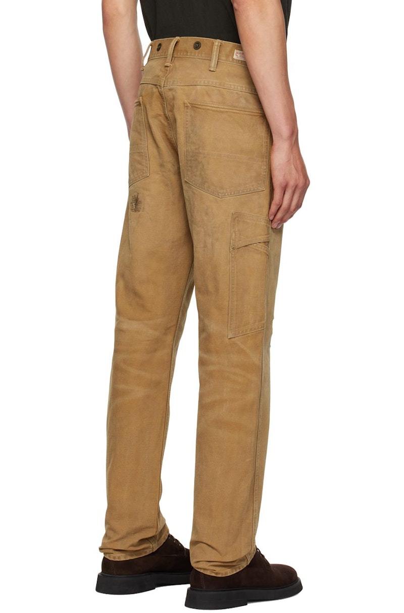 RRL REPAIRED CHINO TROUSERS ダメージ加工 32×32