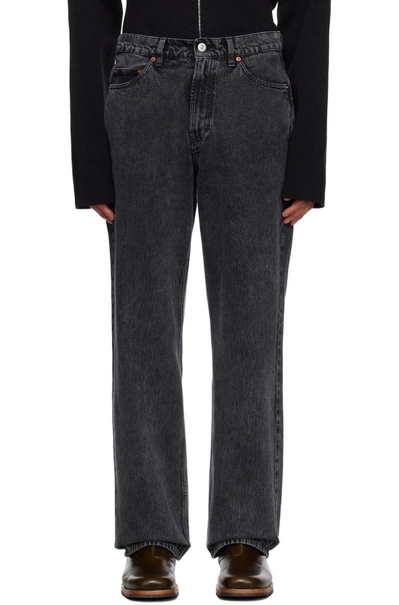 【MODERNIF】Formal grayish denim pants Our Legacy Formal Cut Jeans - Gray | Garmentory