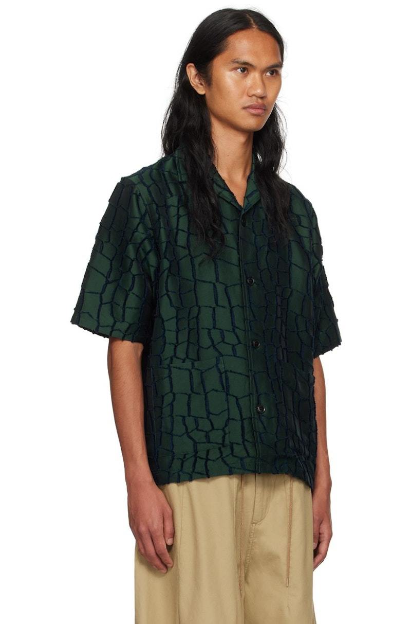 Needles Cabana Shirt - Plaid Jacquard Blue | HAVEN