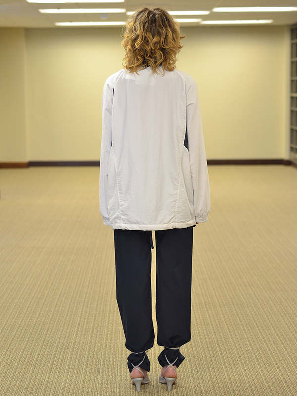 Martine Rose Sports Pullover - White/Navy | Garmentory