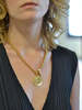 Martine Rose x LL, LLC Marcus Garvey Coin Necklace - Gold - Thumbnail 1