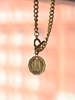 Martine Rose x LL, LLC Marcus Garvey Coin Necklace - Gold - Thumbnail 4