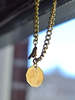 Martine Rose x LL, LLC Marcus Garvey Coin Necklace - Gold - Thumbnail 6