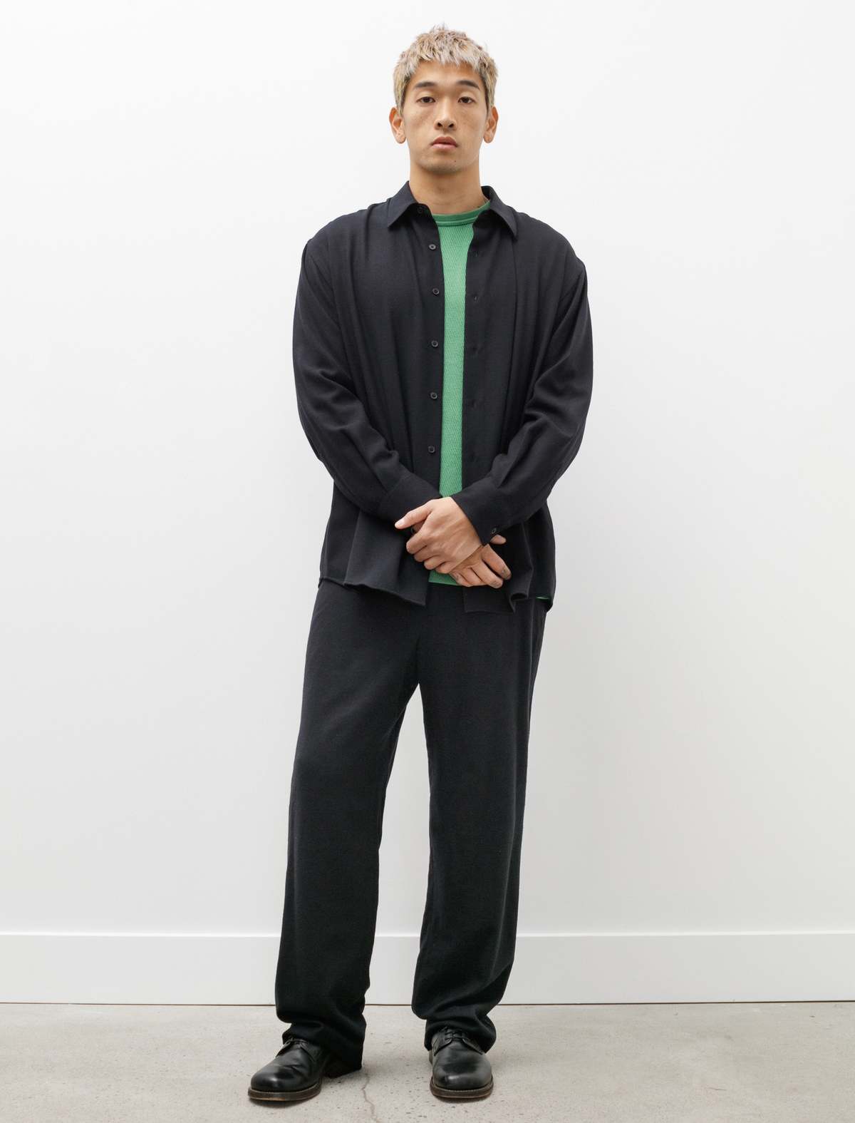 Airy-Wool-Viyella-Shirt-Dark- 