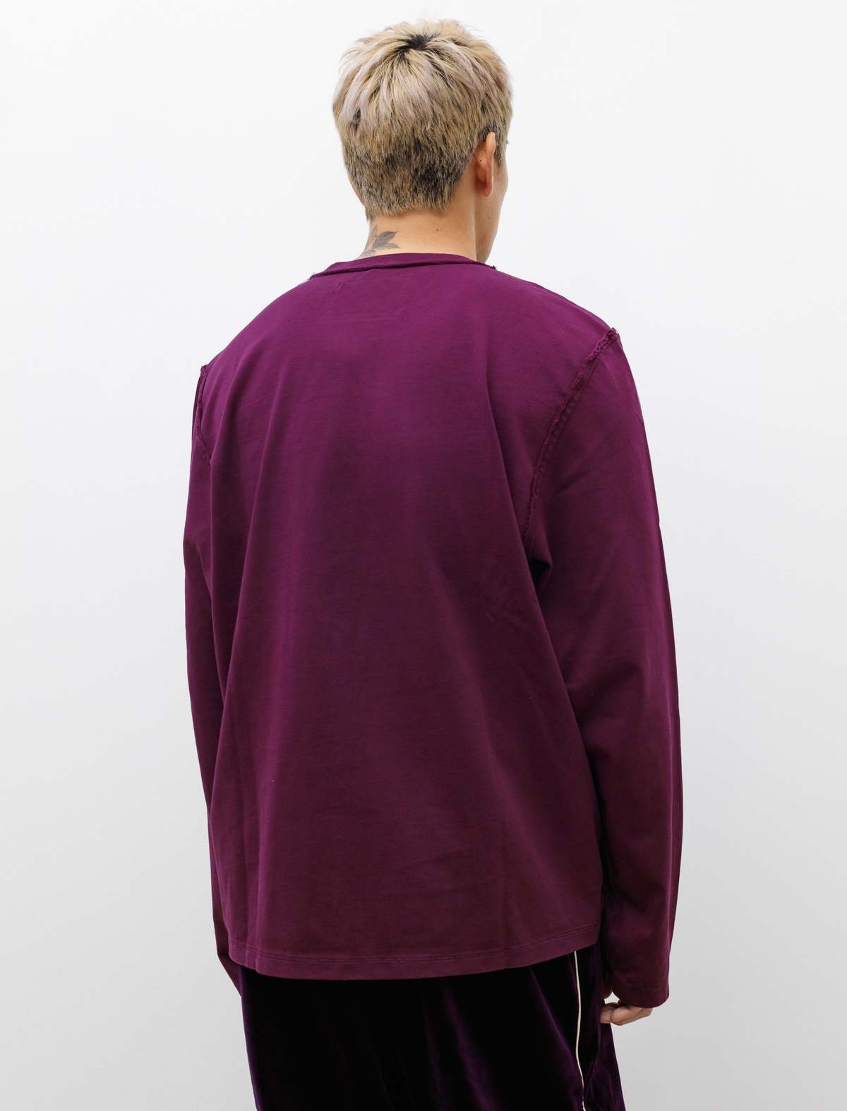 Camiel Fortgens Big Tee LS - Aubergine | Garmentory
