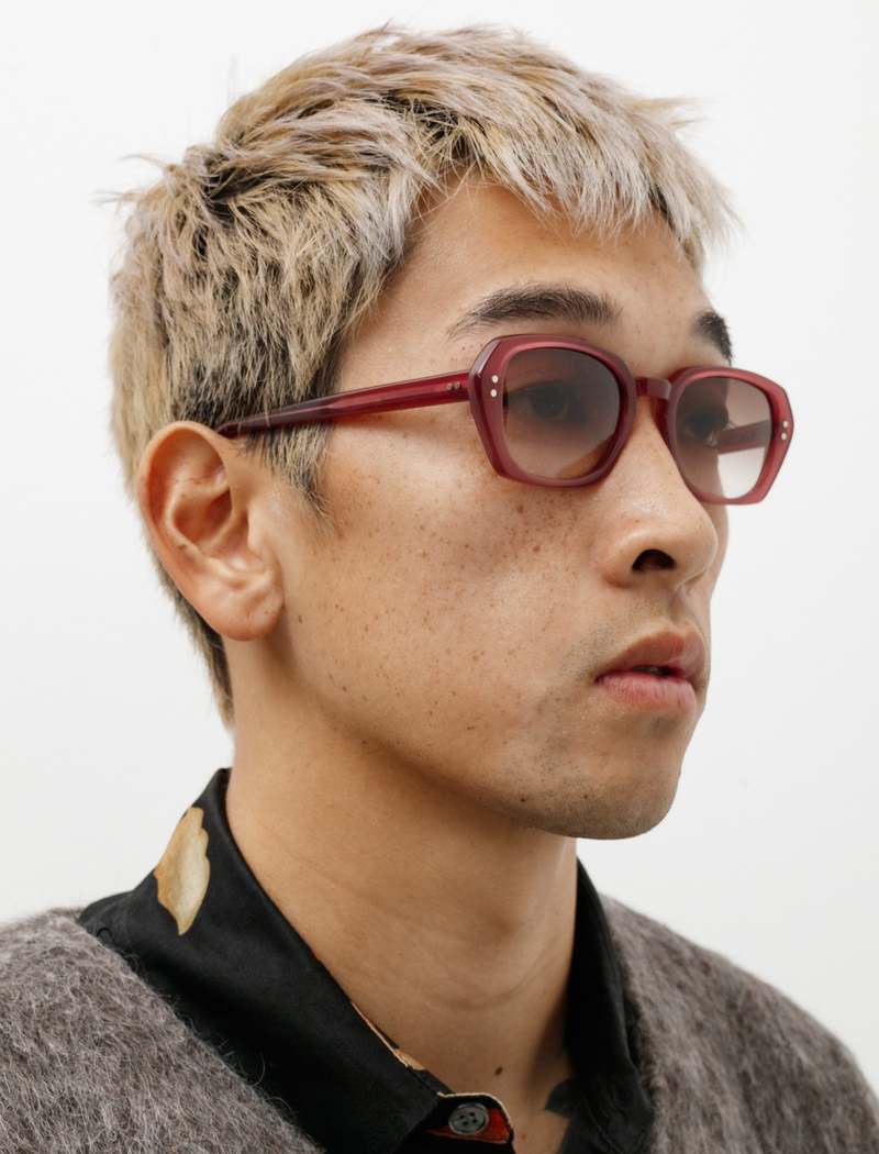 Our Legacy Earth Sunglasses - Cranberry Dream | Garmentory
