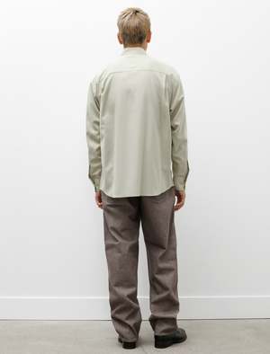 Auralee Hard Twist Denim Wide Pants - Mocha Brown | Garmentory