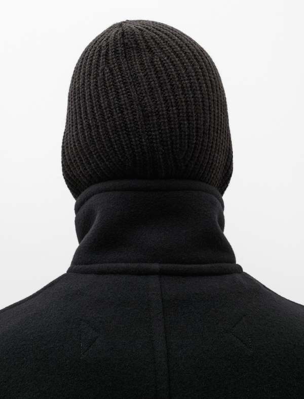 Lemaire Knitted Hood - Black | Garmentory