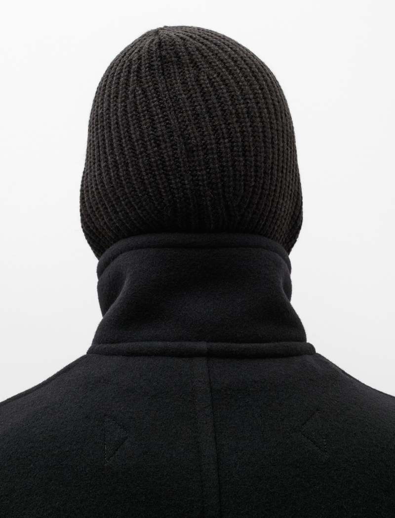 Lemaire Knitted Hood - Black | Garmentory
